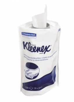 KLEENEX® Wischtücher zur Hand- und Oberflächendesinfektion 600 Stück