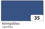 Tonpapier 130 g/m², 50 x 70 cm, 10 Bogen, königsblau