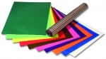 Transparentpapier 42 g/m², 50 x 70 cm, 100 Bogen, eingerollt, farbig sortiert